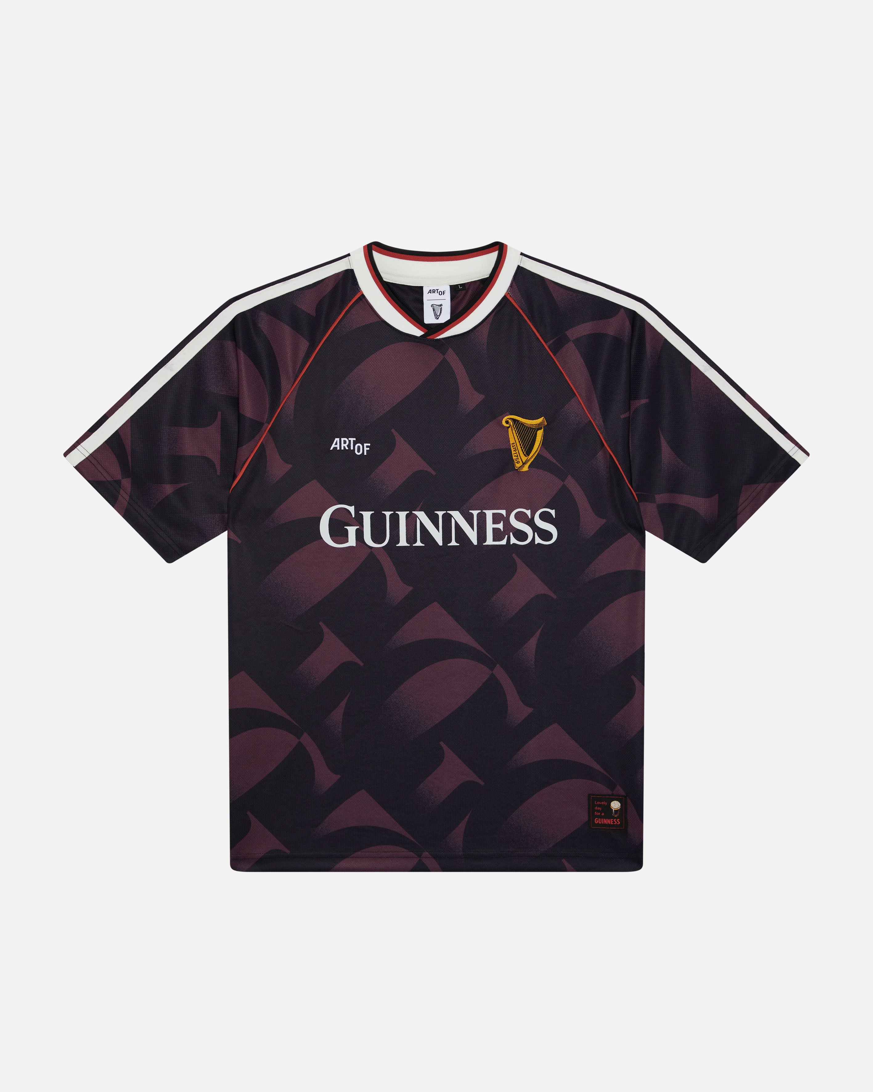 ART OF x Guinness Season 2 Football Shirt | Burgundy Football Top