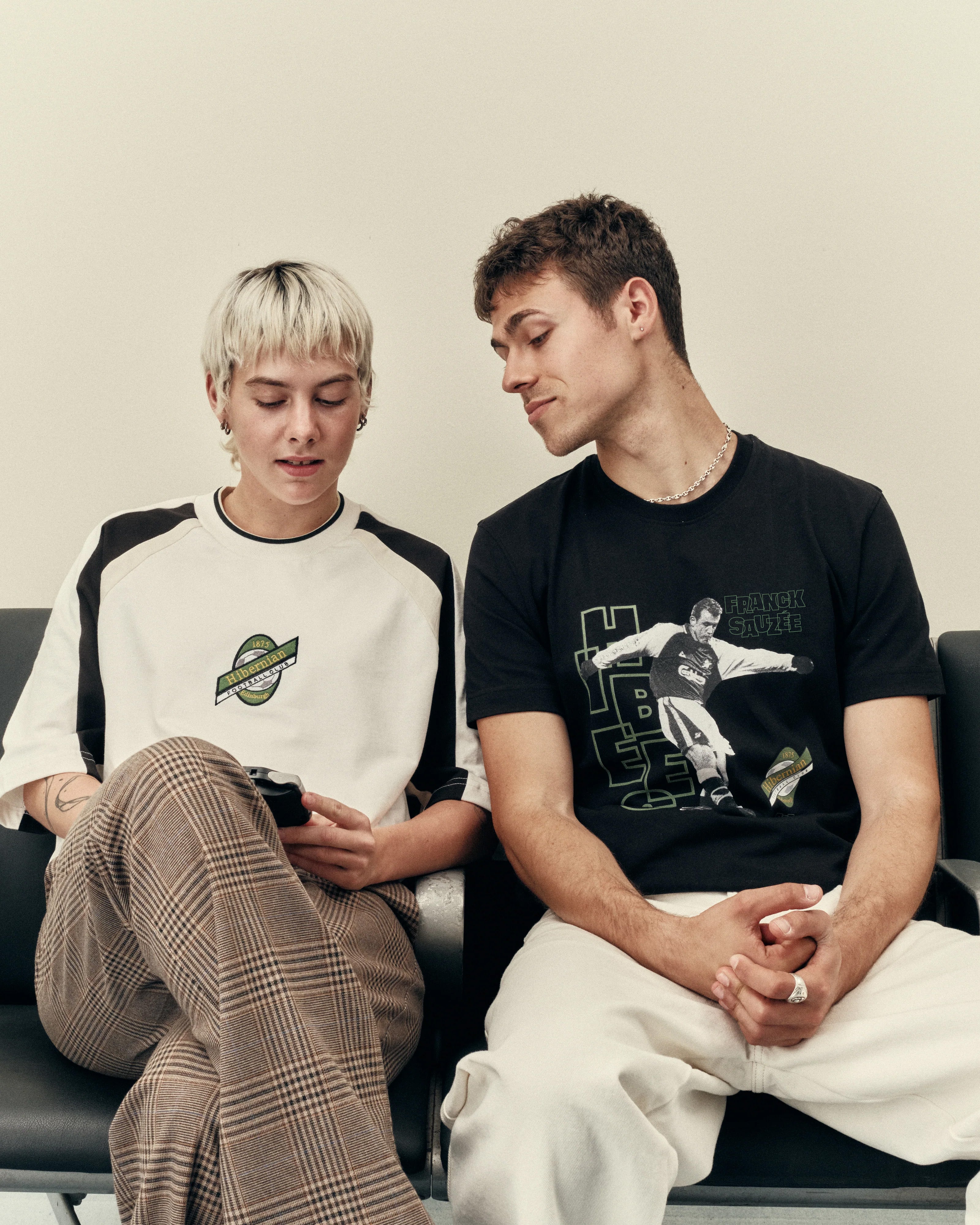 ART OF Football x Hibernian Sauzee Tee | AOF Black Graphic T-shirt