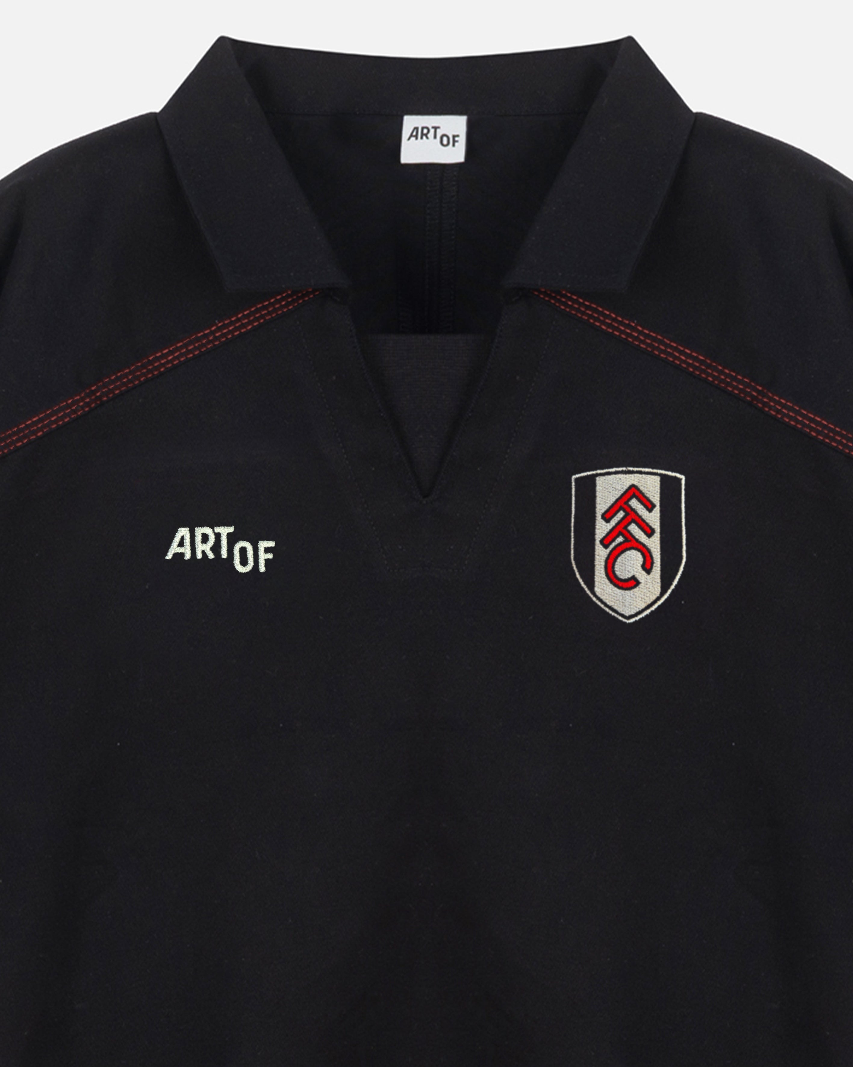 ART OF x Fulham FC Drill Top | Long Sleeved Embroidered Football Top