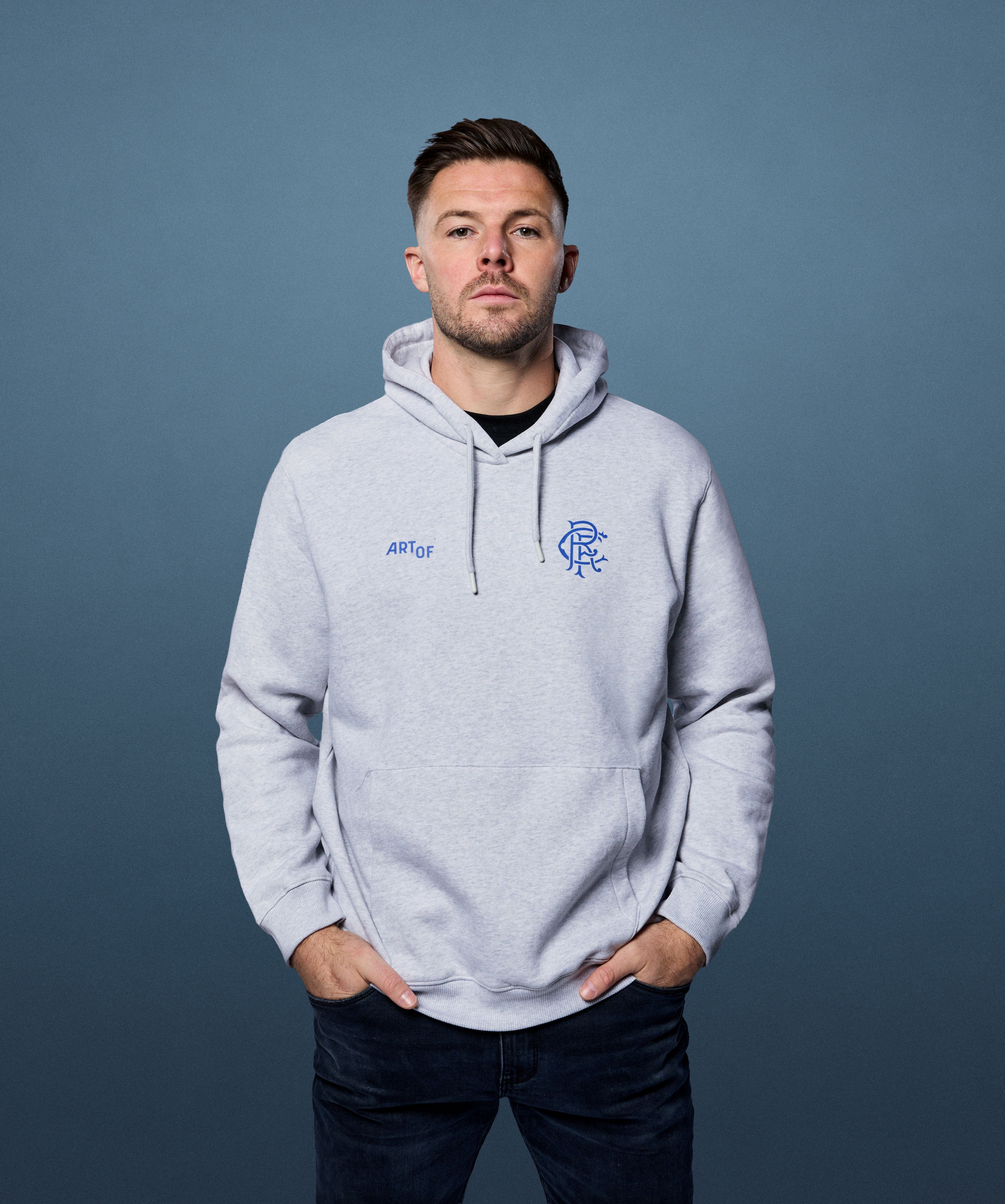 ART OF Football x Rangers 1872 Hoodie | AOF x RFC Printed Sweat