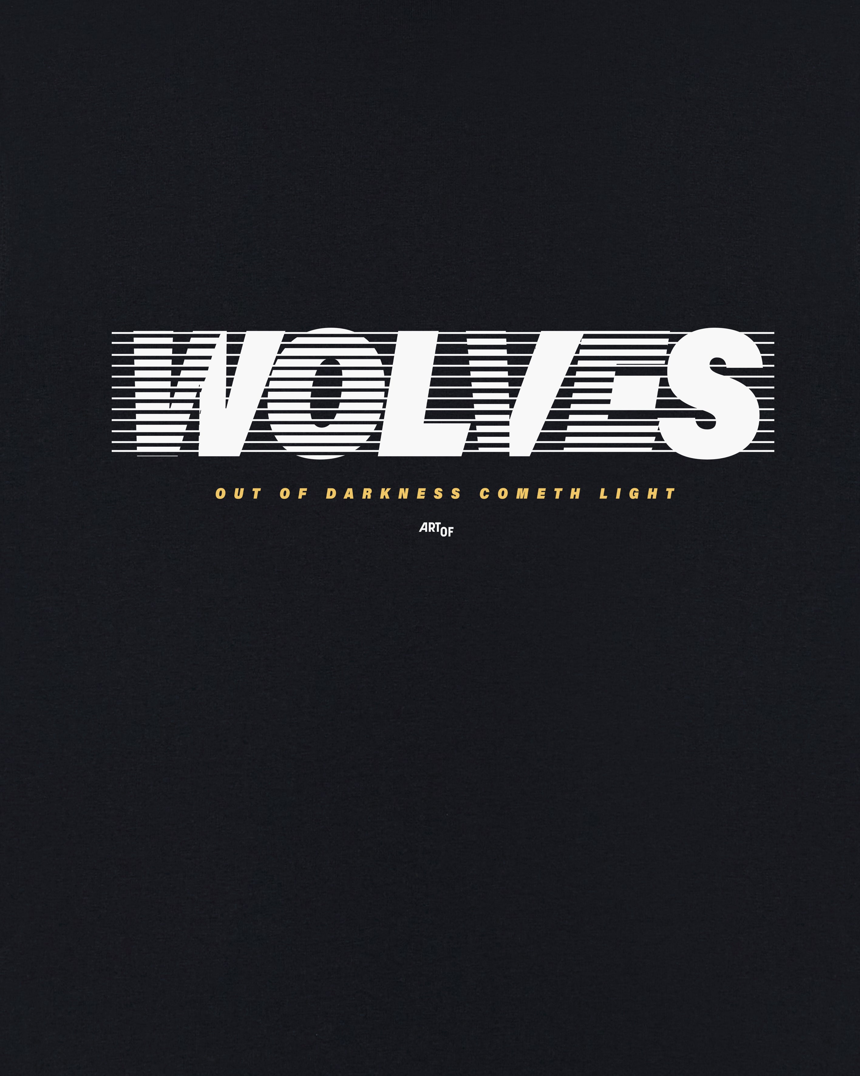 ART OF x Wolves 00s Type Tee | Black Graphic Football T-shirt