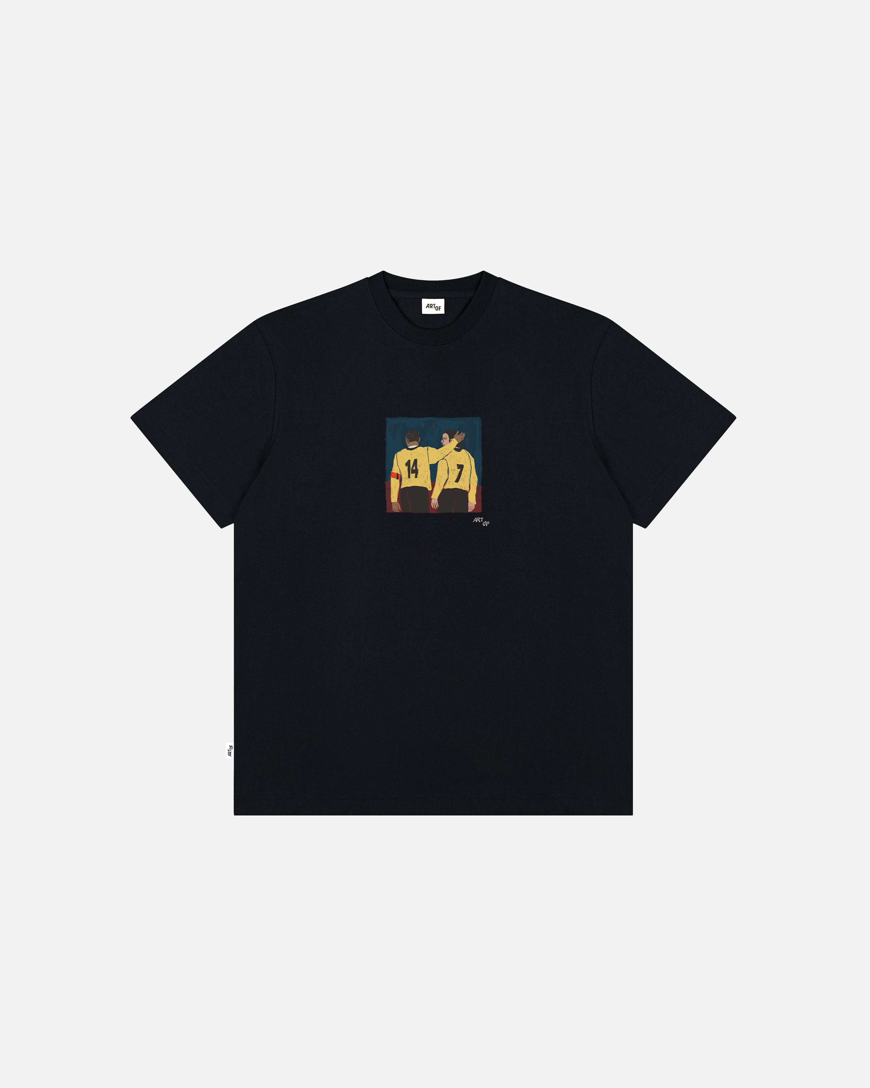 ART OF AFC Mates Tee | Black Graphic Football T-shirt