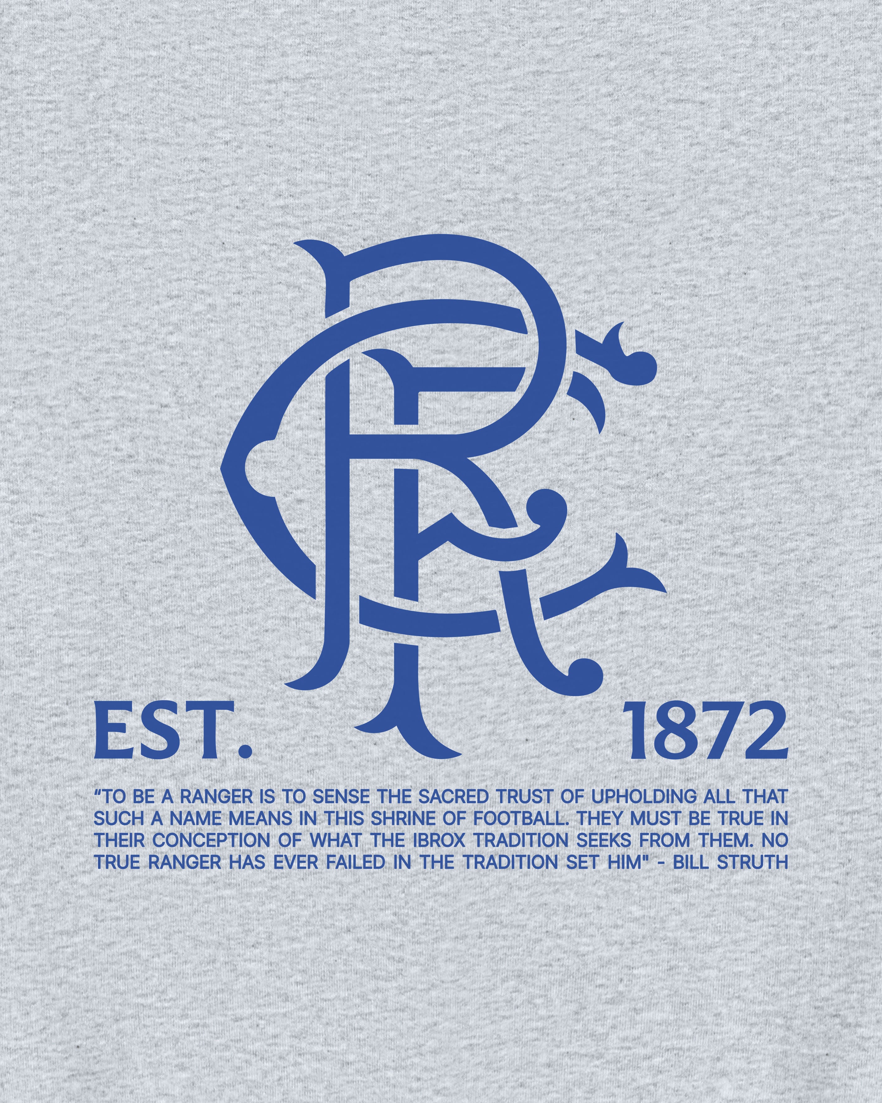 ART OF Football x Rangers 1872 Hoodie | AOF x RFC Printed Sweat