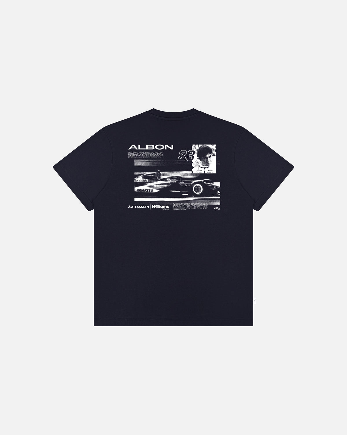 ART OF Atlassian Williams | Albon Vintage Drivers tee | Racing T-shirt