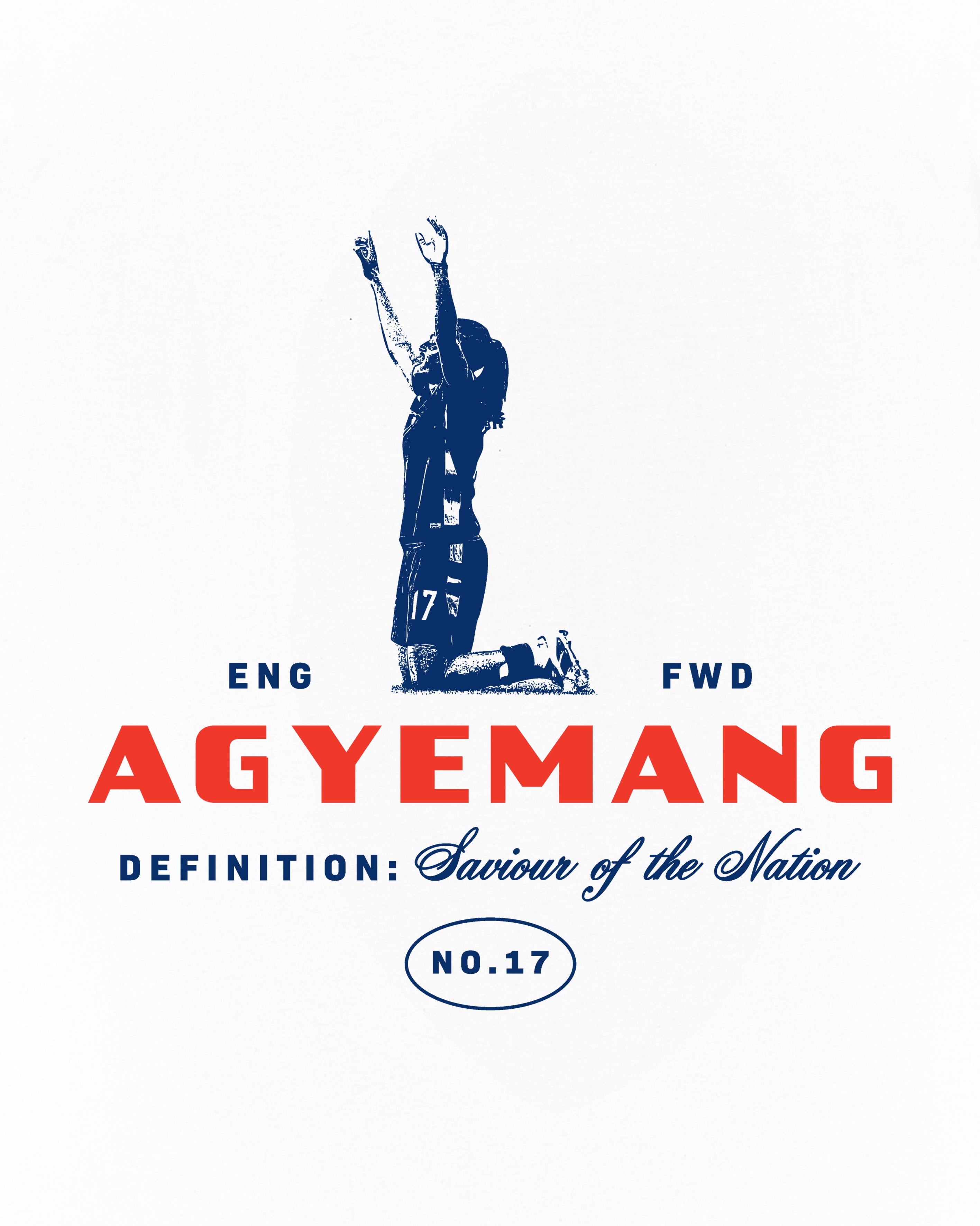 ART OF Football Saviour Of The Nation Tee | AOF White Graphic T-shirt