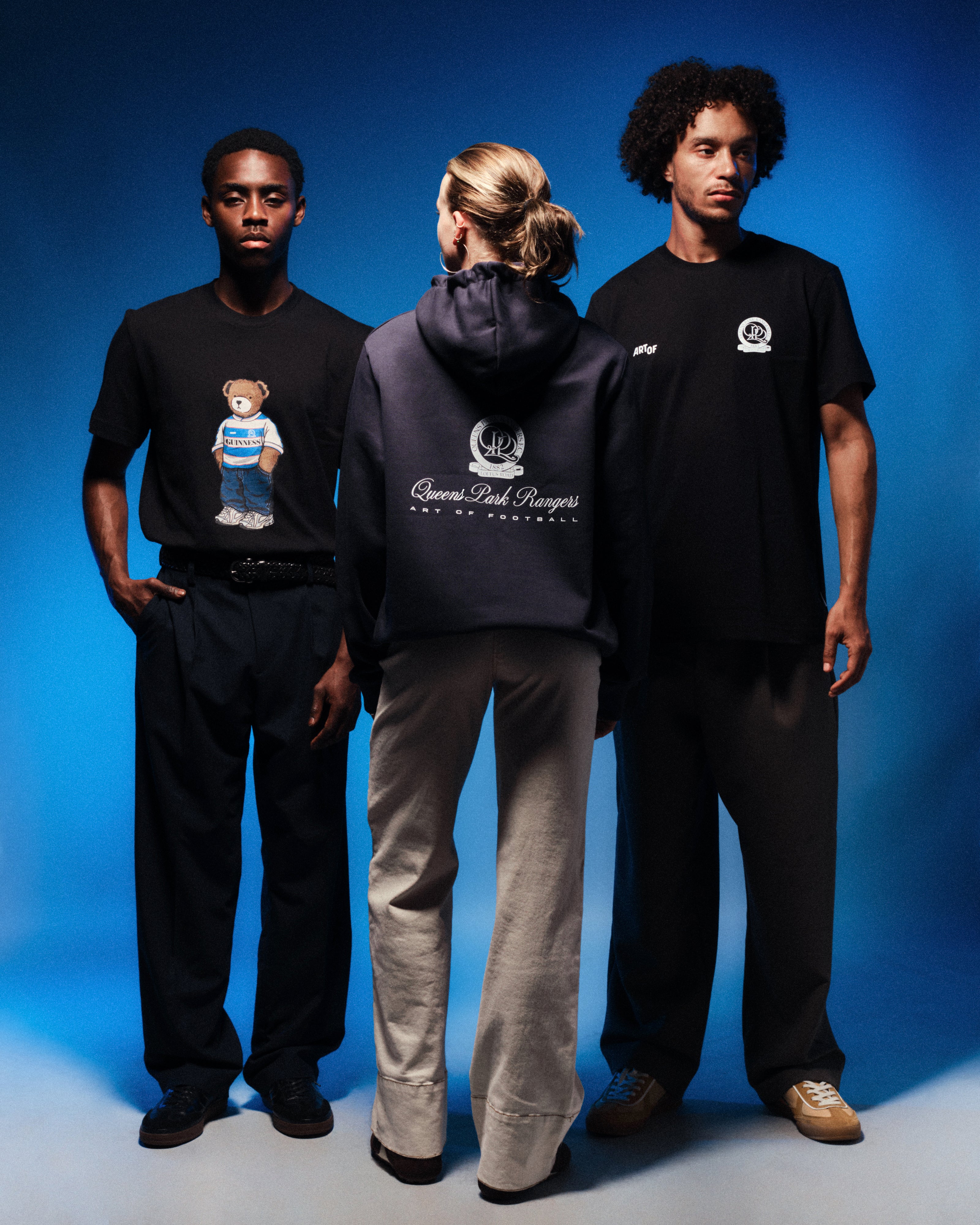 ART OF x QPR Heritage Hoodie | Navy Printed Football Sweat