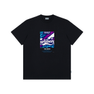 Black Printed Premium T-Shirt Front