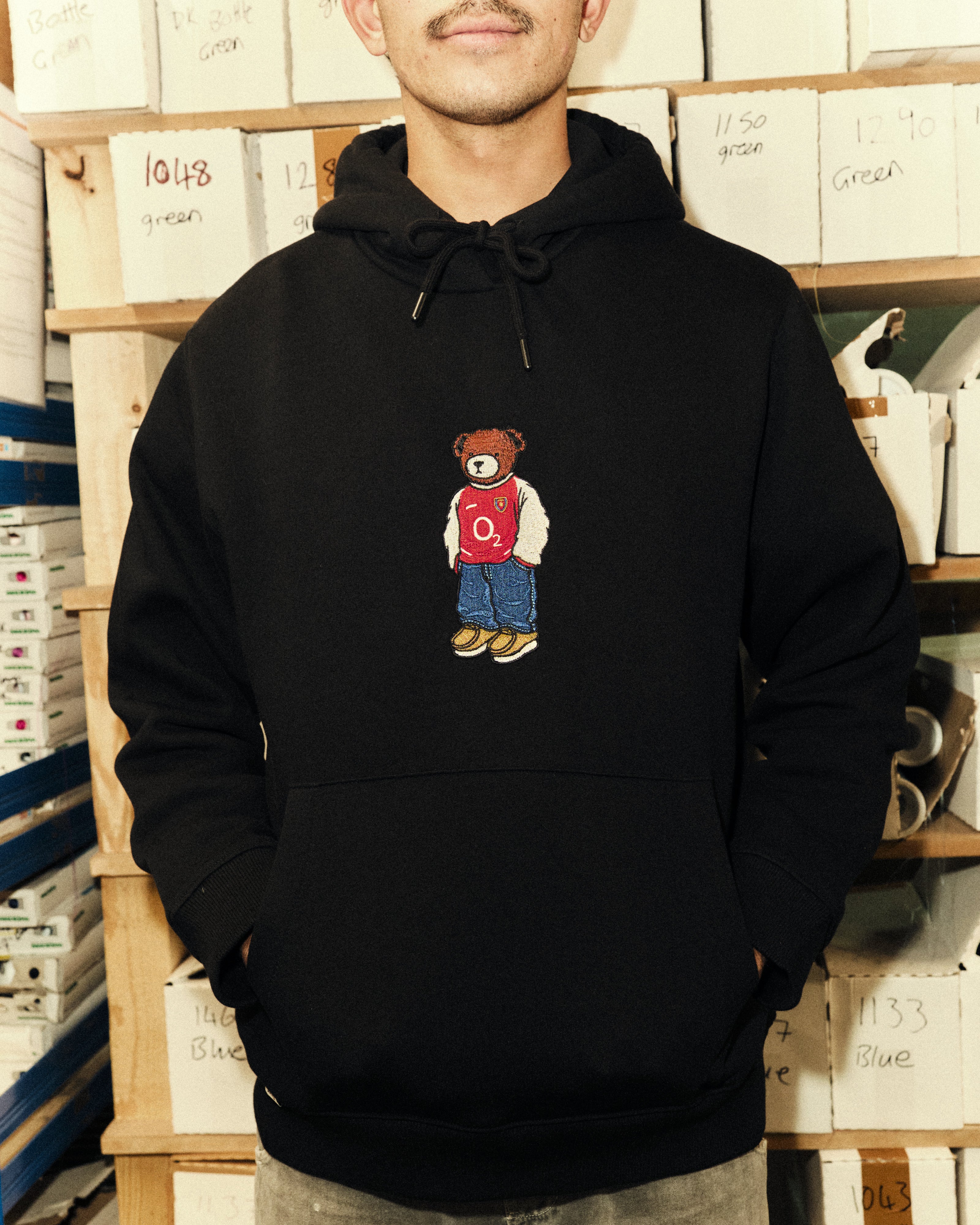 ART OF Football x AFC Pickles Hoodie | AOF Black Embroidered Sweat