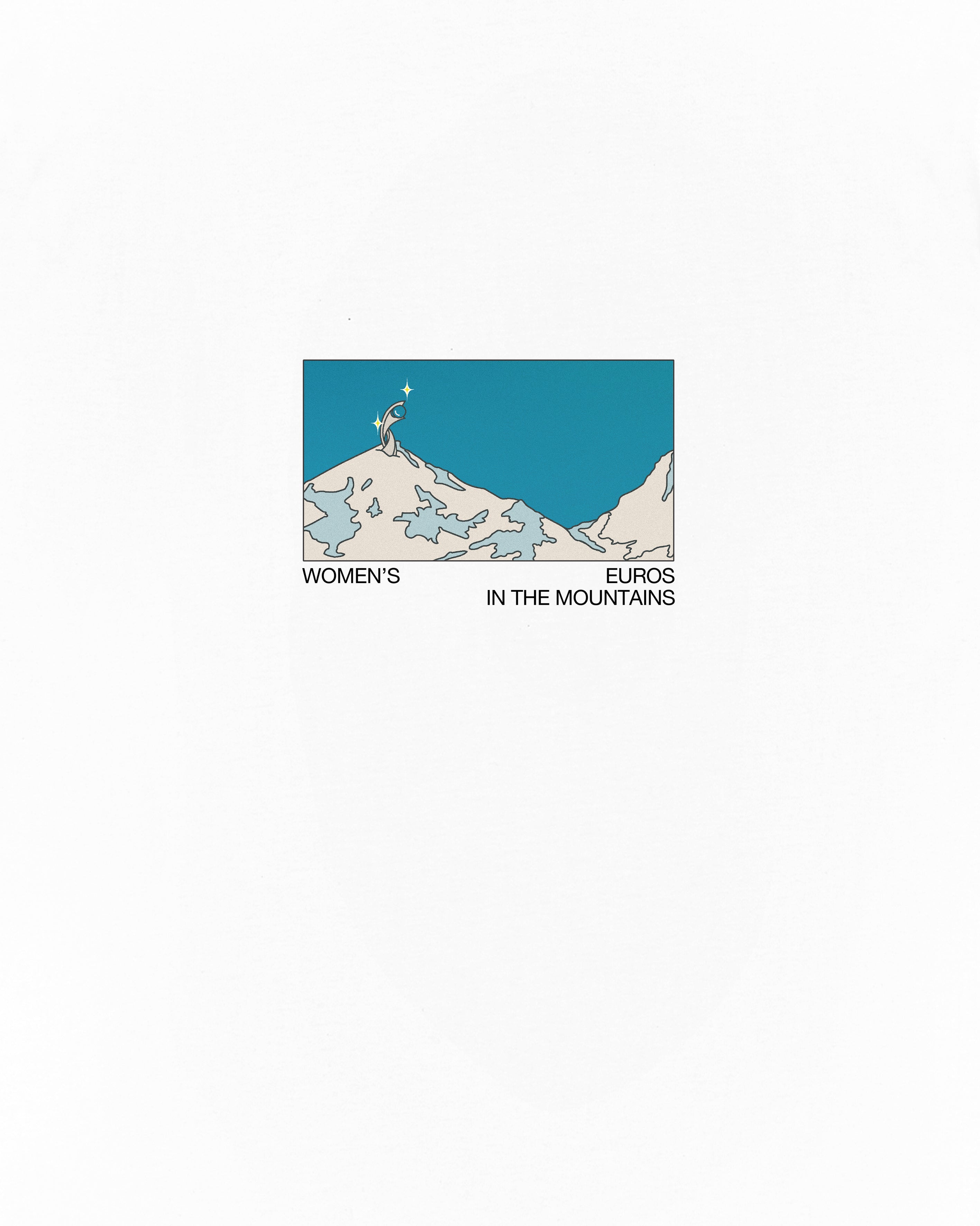 AOF Women's Euros 2025 Tour T-Shirt | White Graphic Tee | Art of Football