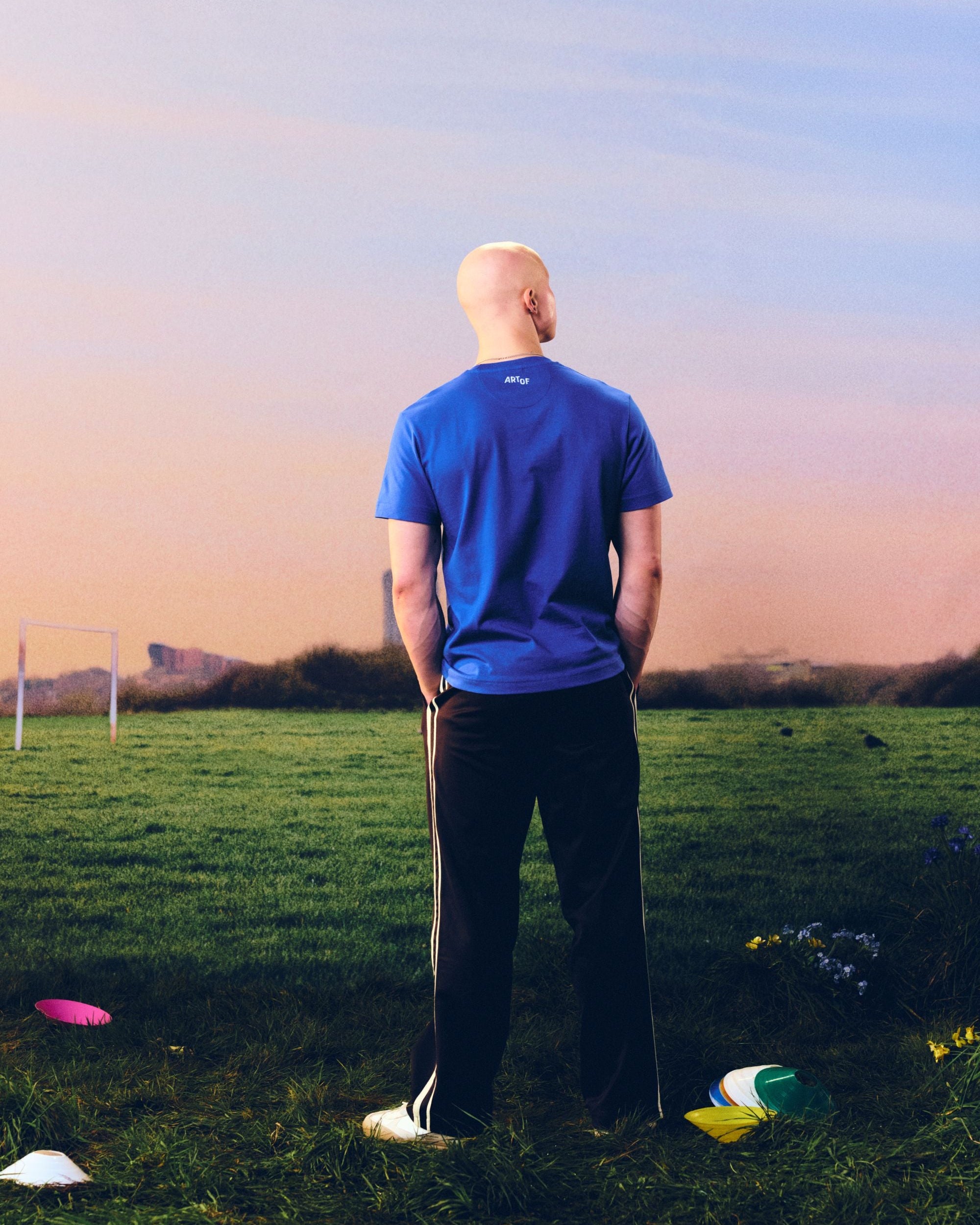 ART OF x Everton Embroidered Blue Tee | Football T-shirt