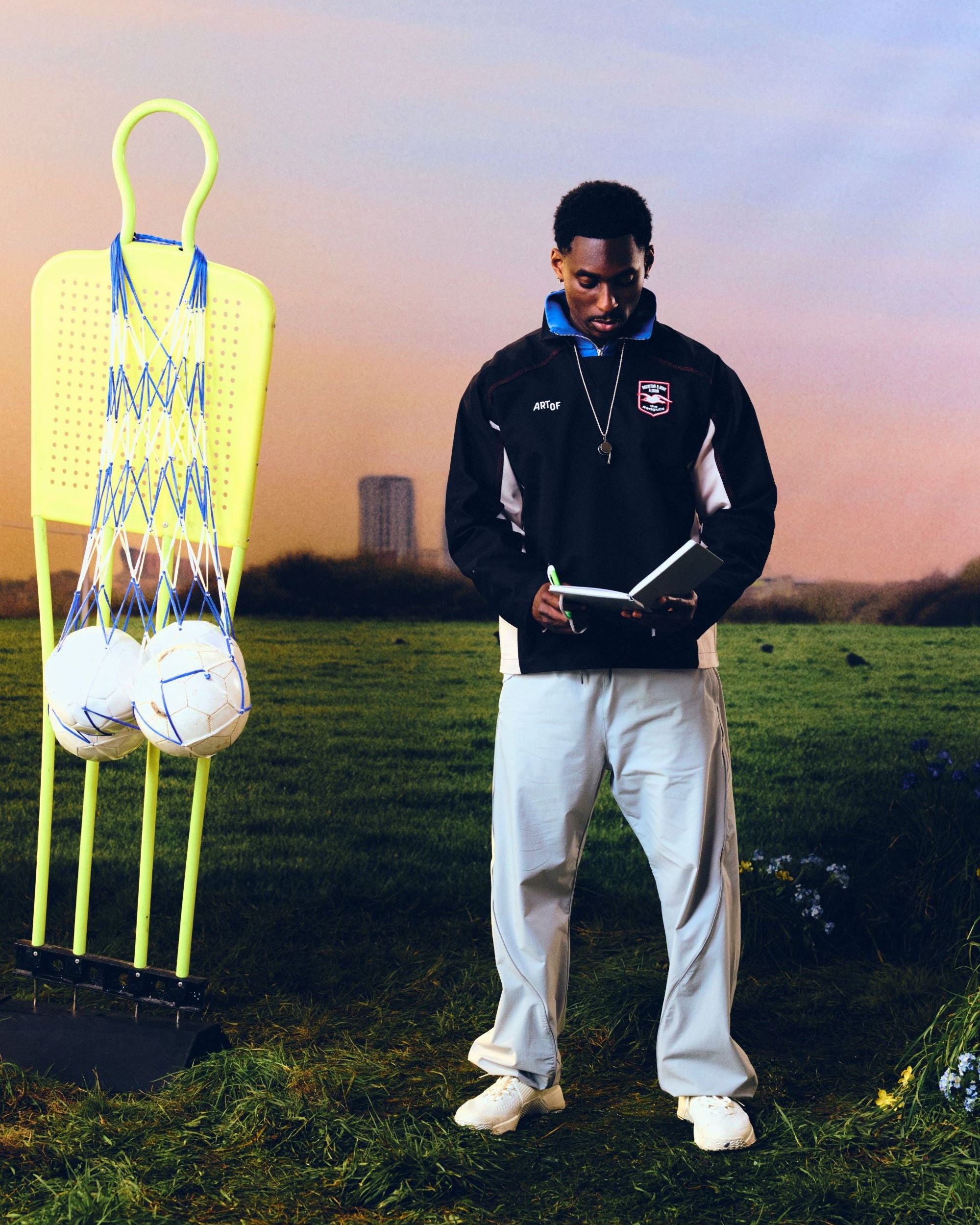 ART OF x Brighton Drill Top | Long Sleeved Embroidered Football Merch