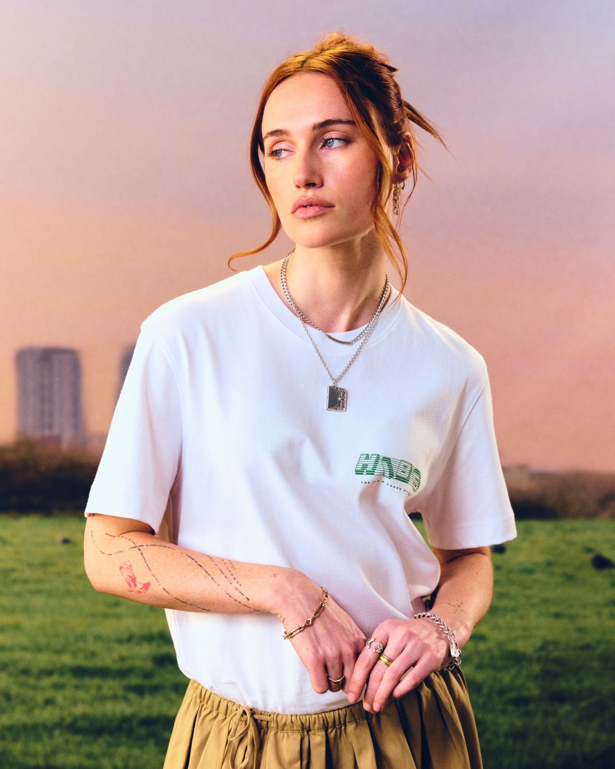 ART OF x Hibernian 00s Type Tee | Hibs White Graphic Football T-shirt