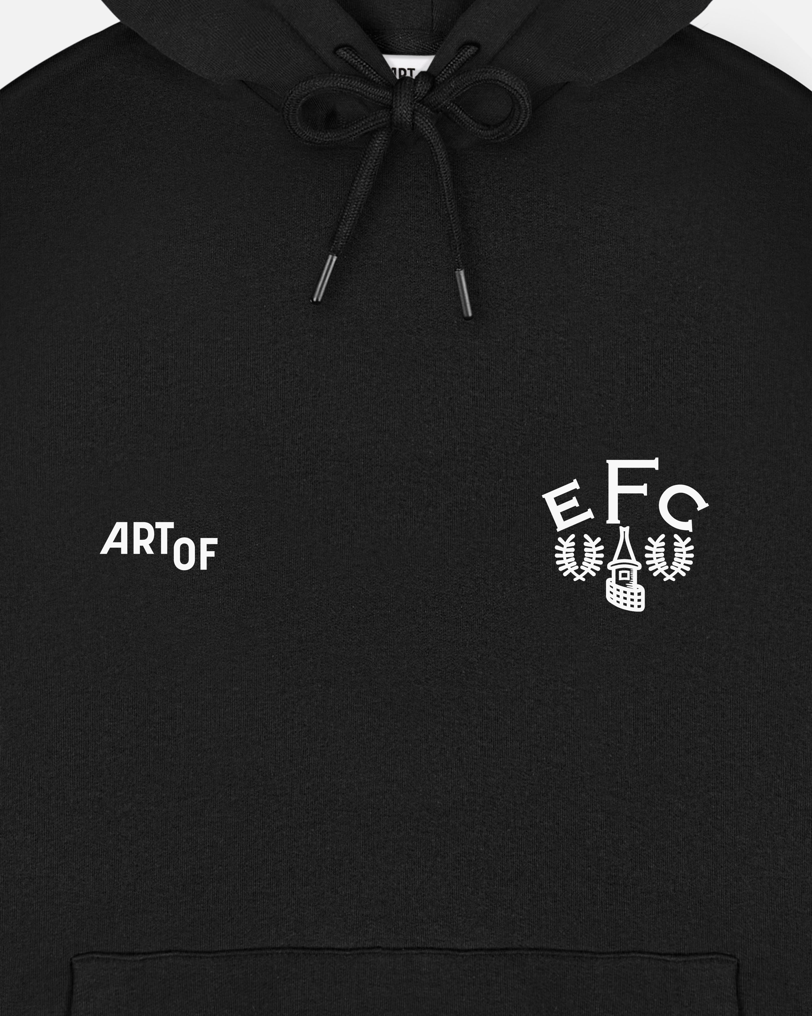 ART OF x Everton Heritage Hoodie | Black Printed Football Sweat