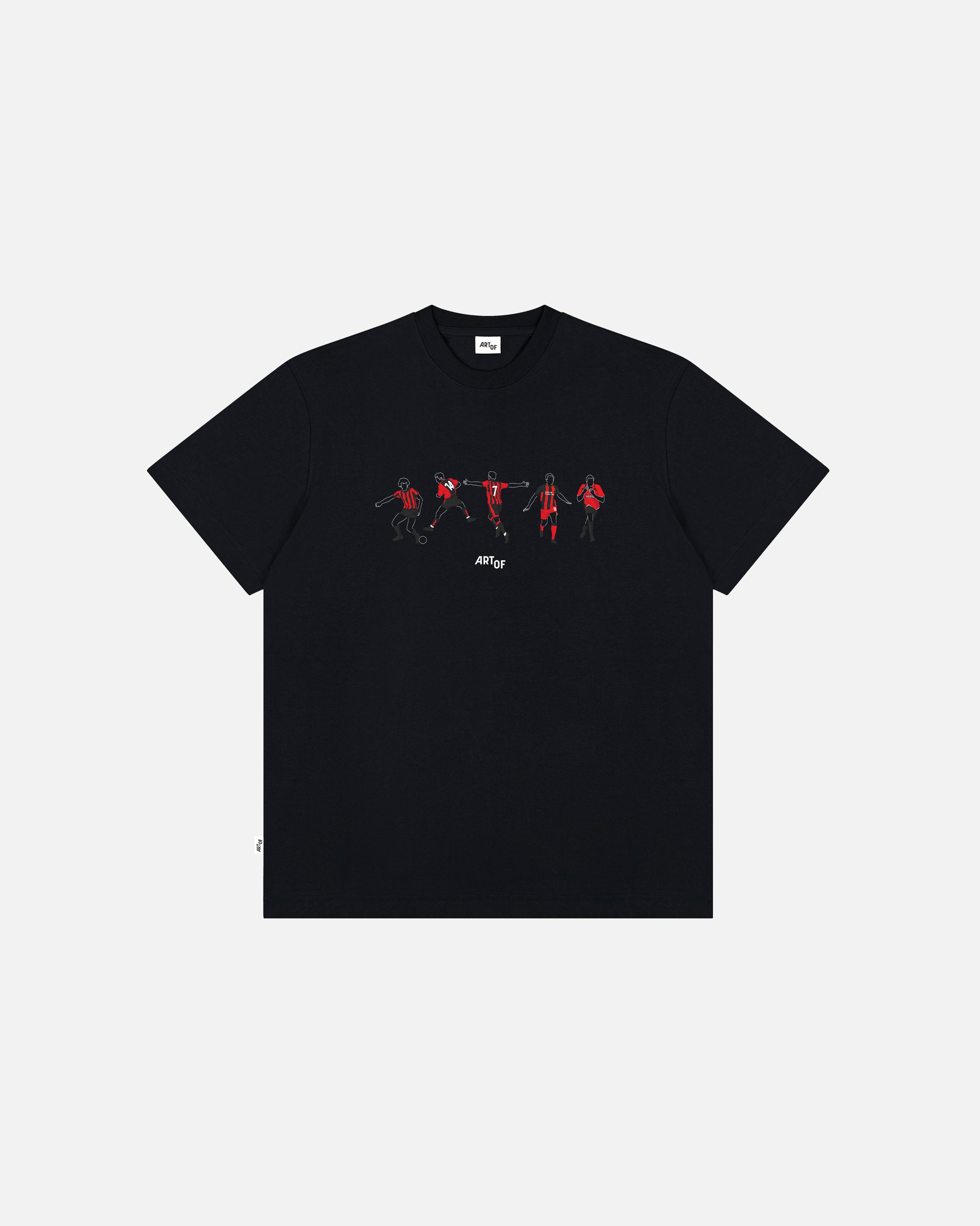 ART OF x Bournemouth Icons Tee | AFCB Black Graphic Football T-shirt