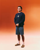 ART OF Football x Blackburn Rovers Navy & Blue Panelled Sweat | AOF