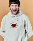 ART OF United Stadium Hoodie | MUFC Grey Embroidered Football Sweat
