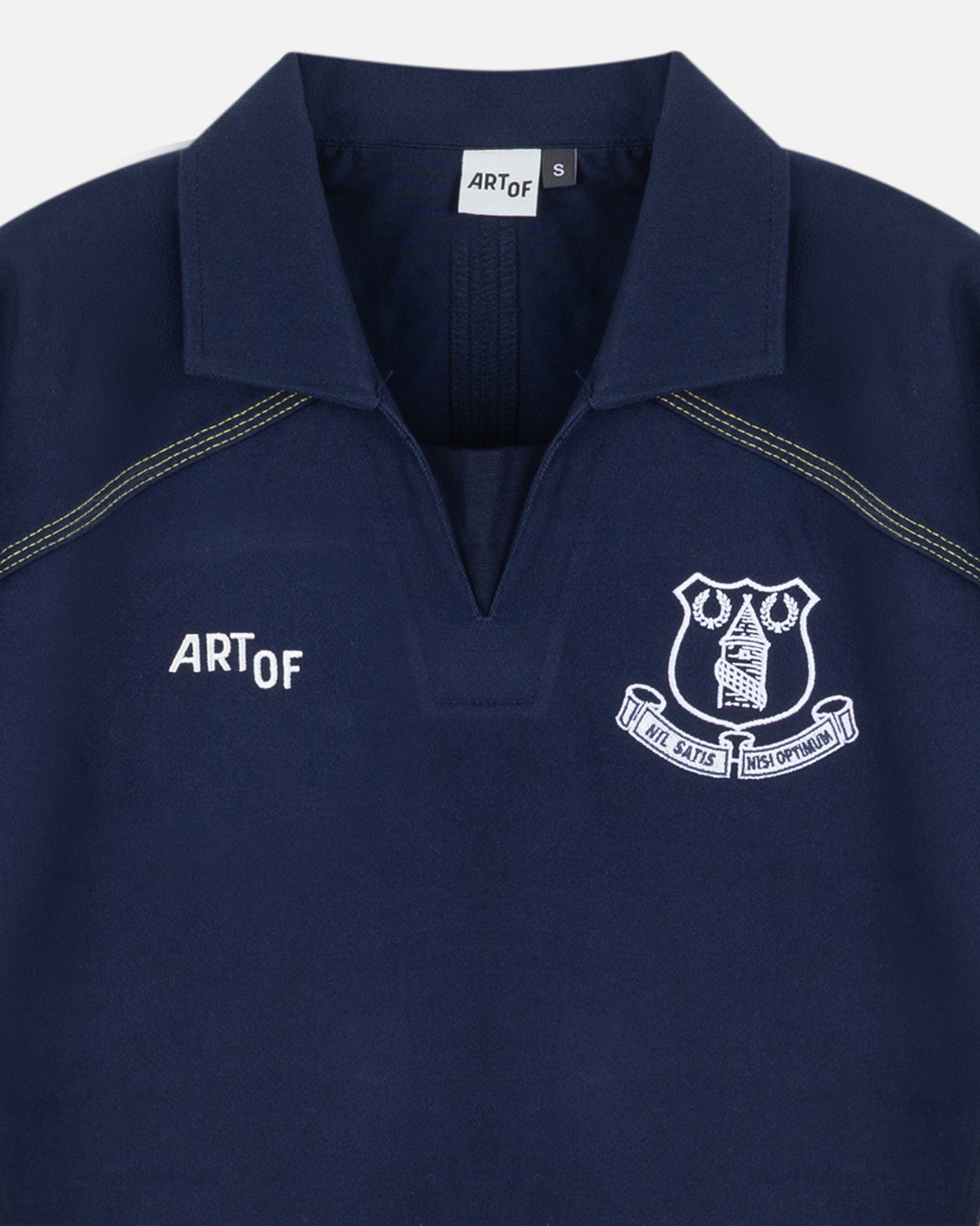 ART OF x Everton Drill Top | Long Sleeved Embroidered Football Merch