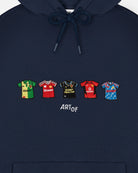 ART OF x Embroidered United Classics Navy Hoodie | Shop Football