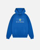 AOF x Leicester 90s Hoodie | Blue Embroidered Top | Art of Football