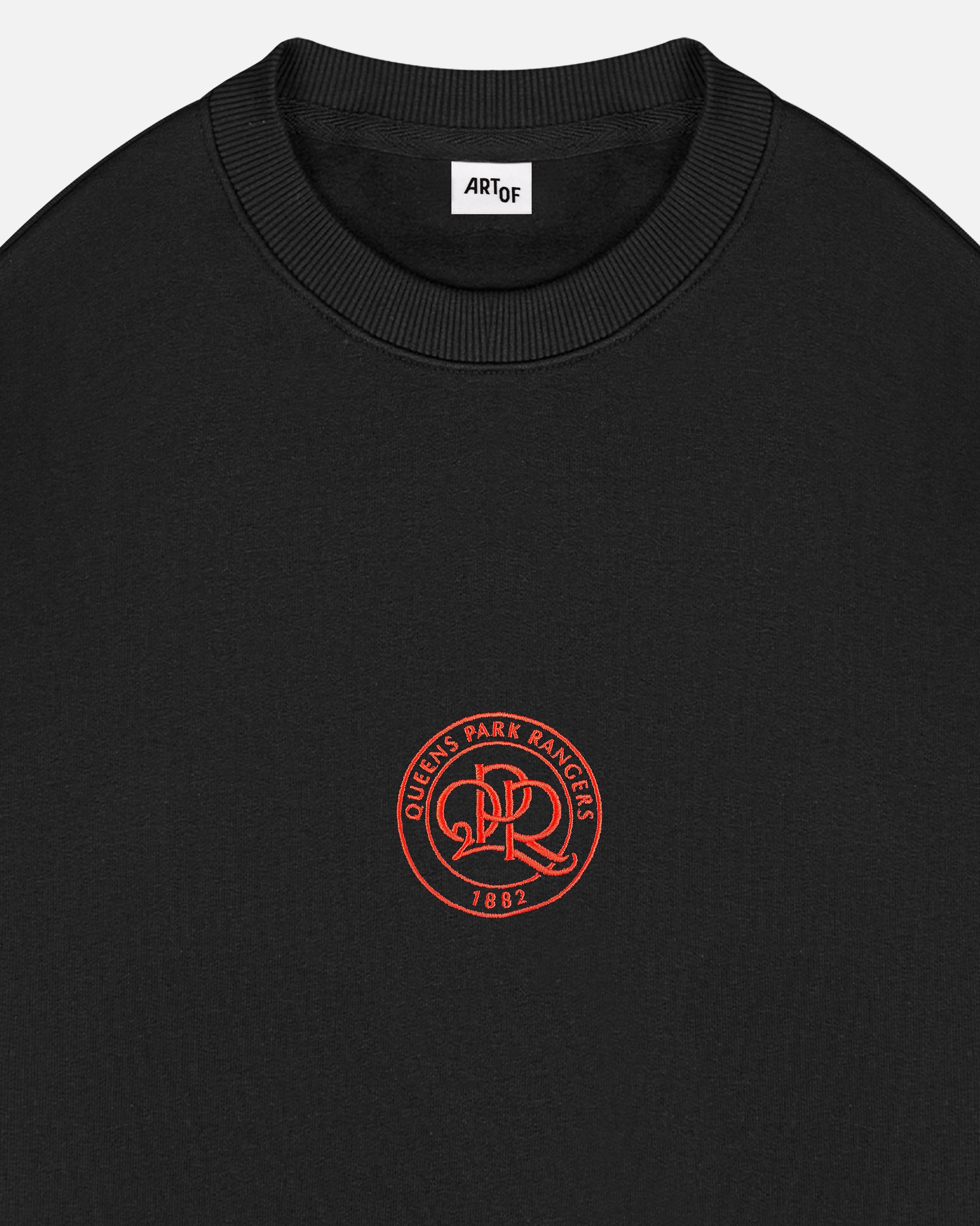 ART OF x QPR Single Colour Crest Sweat | Embroidered Football Jumper