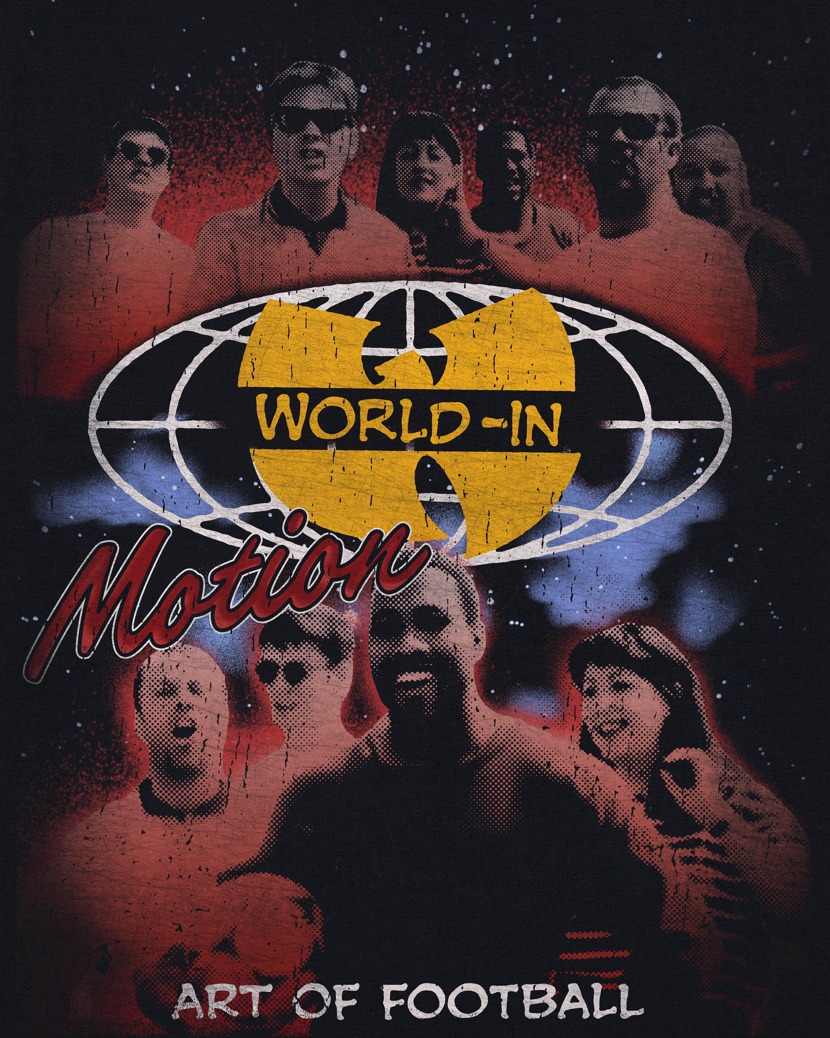 ART OF Barnes Rap Tee | Black Graphic Football T-shirt