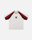 AOF x Brentford 90s Heavyweight Panelled T-shirt | Art of Football