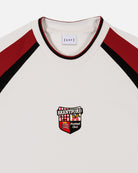 AOF x Brentford 90s Heavyweight Panelled T-shirt | Art of Football