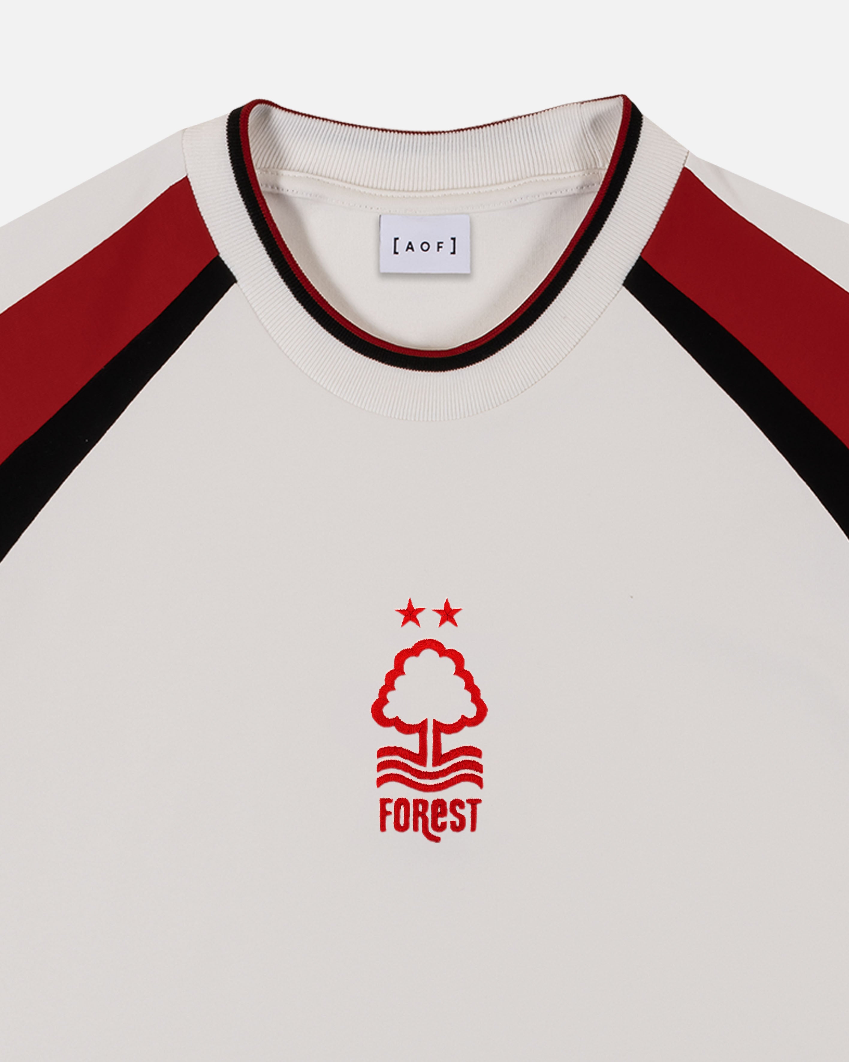 AOF x Forest 90s Heavyweight Panelled T-shirt | Art of Football