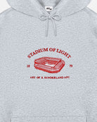 ART OF x Sunderland Stadium Hoodie | Grey Embroidered Football Sweat