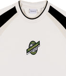 AOF x Hibs 90s Heavyweight Panelled T-shirt | Art of Football