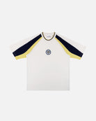 AOF x Leeds 90s Heavyweight Panelled T-shirt | Art of Football