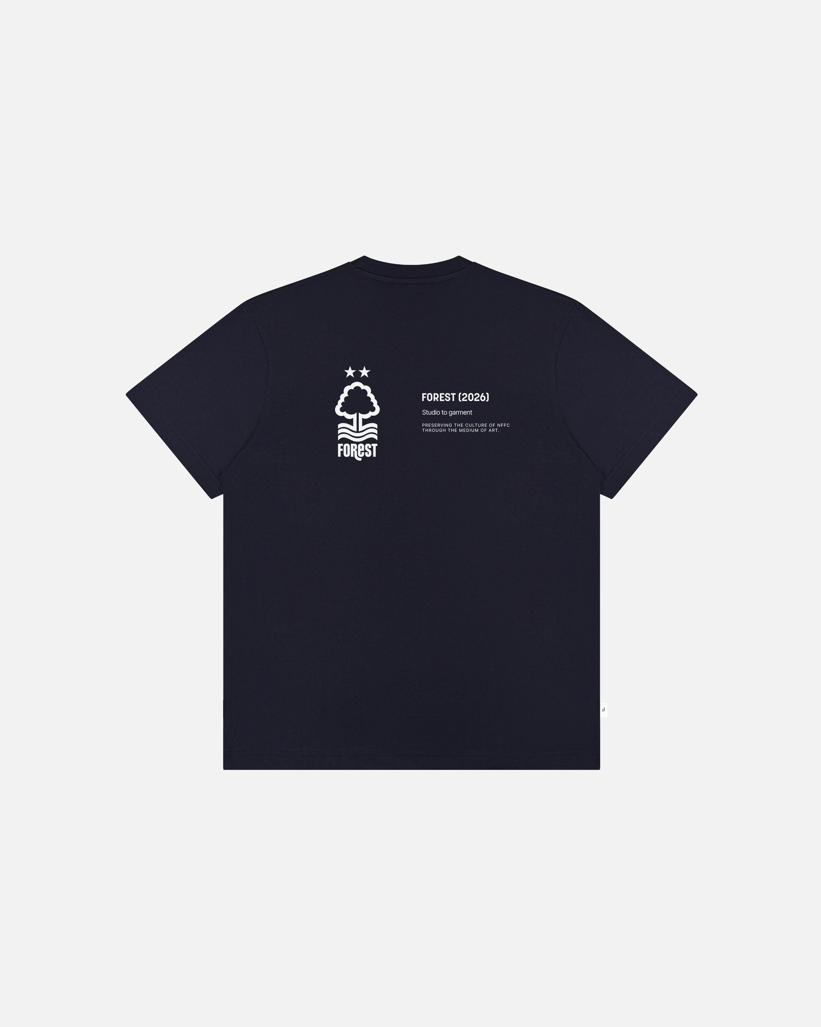 ART OF x Nottingham Forest Gallery Tee | Navy Graphic Football T-shirt