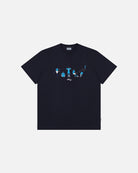 ART OF Football MCFC Printed Icons Tee | AOF Navy Graphic T-shirt
