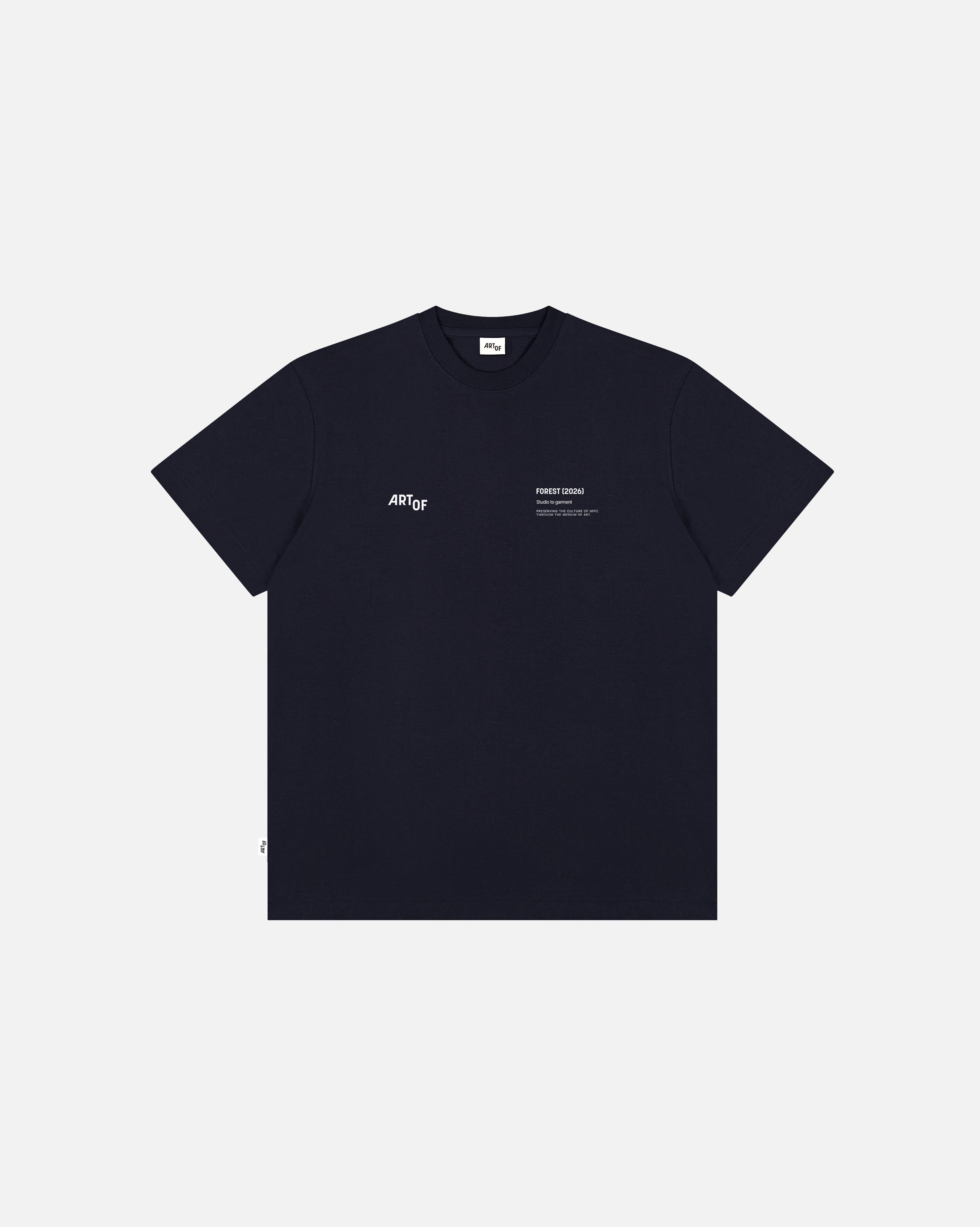 ART OF x Nottingham Forest Gallery Tee | Navy Graphic Football T-shirt