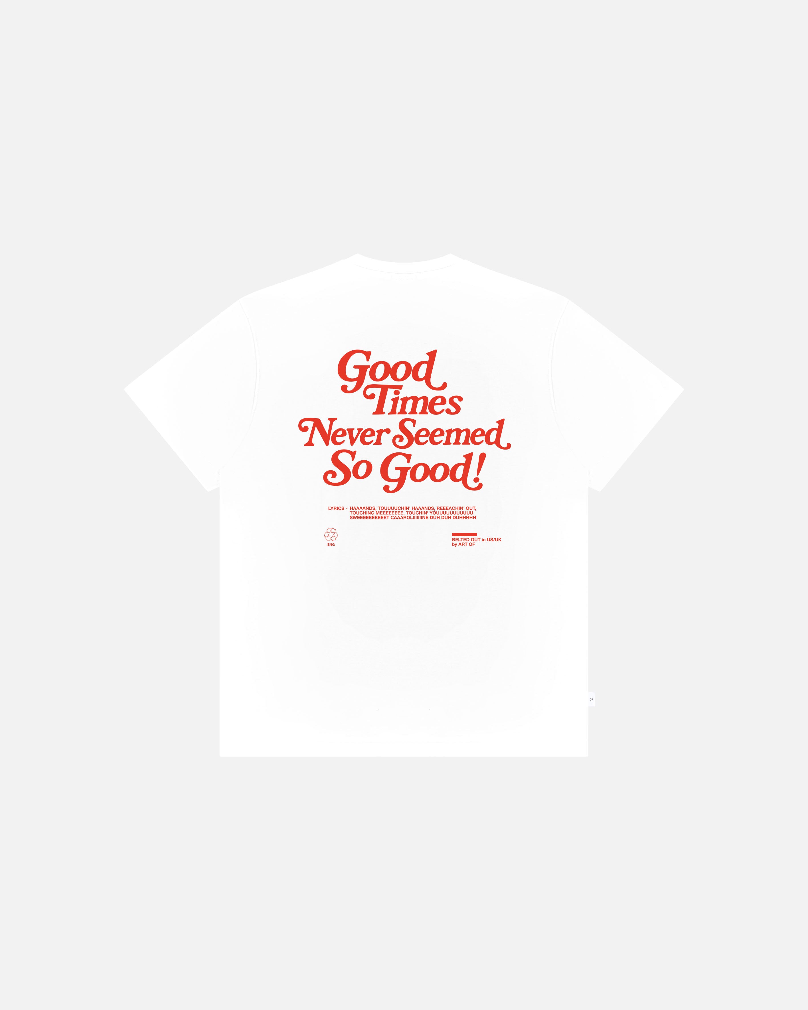 ART OF So Good Tee | England White Graphic Football T-shirt