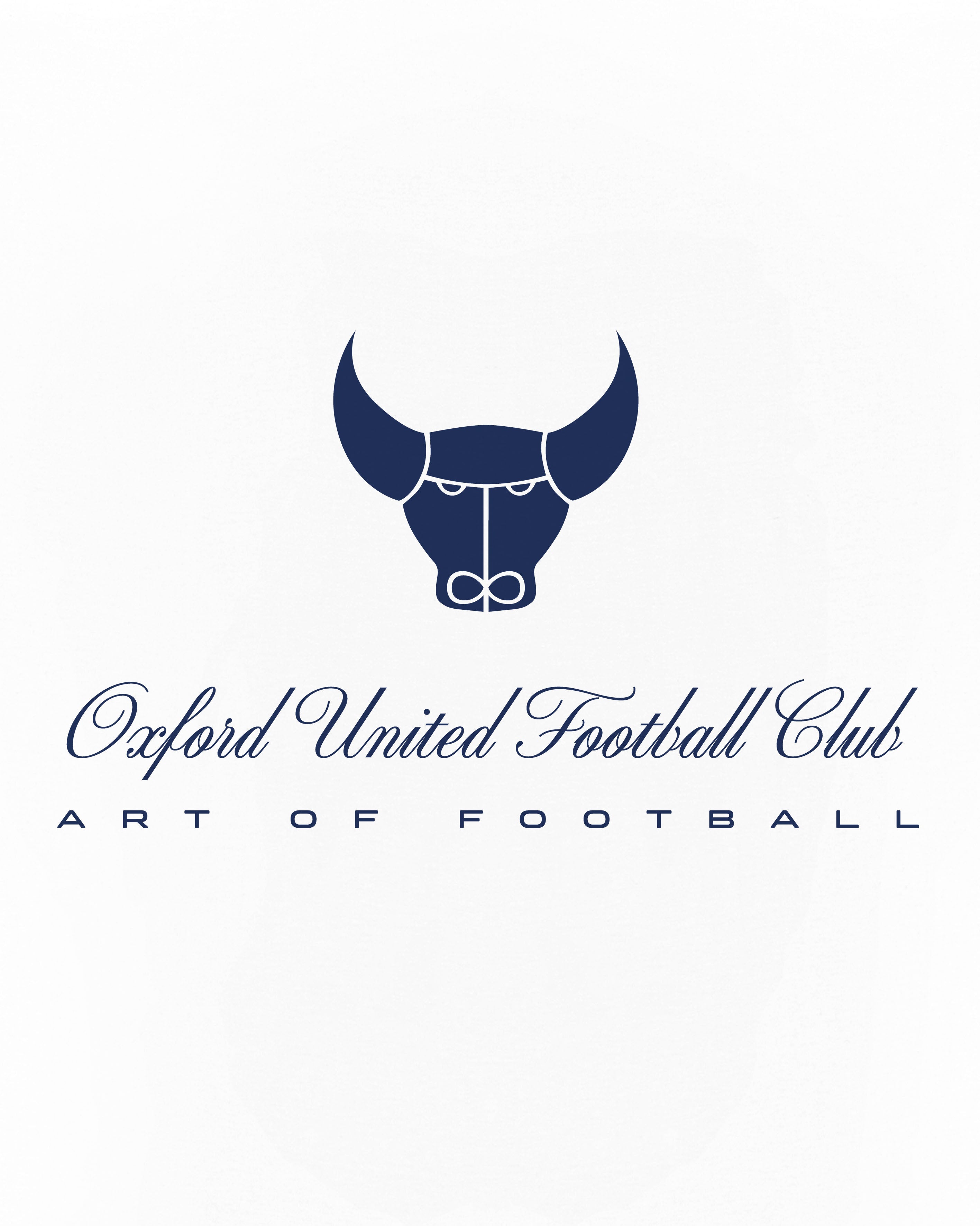 ART OF x Oxford Heritage Tee | White Graphic Football T-shirt