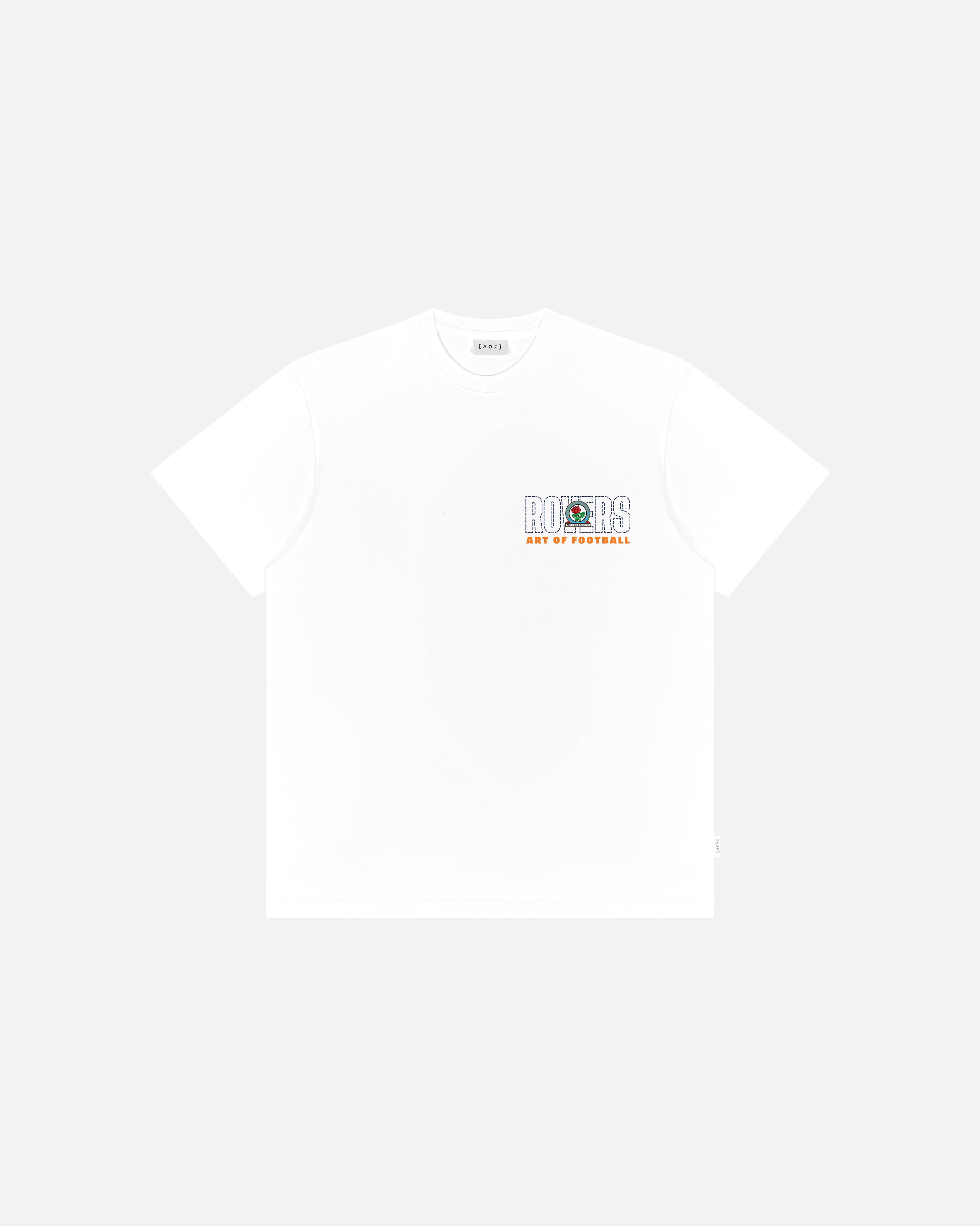 AOF Leeds 90s Tee | White Graphic T-shirt | Art of Football