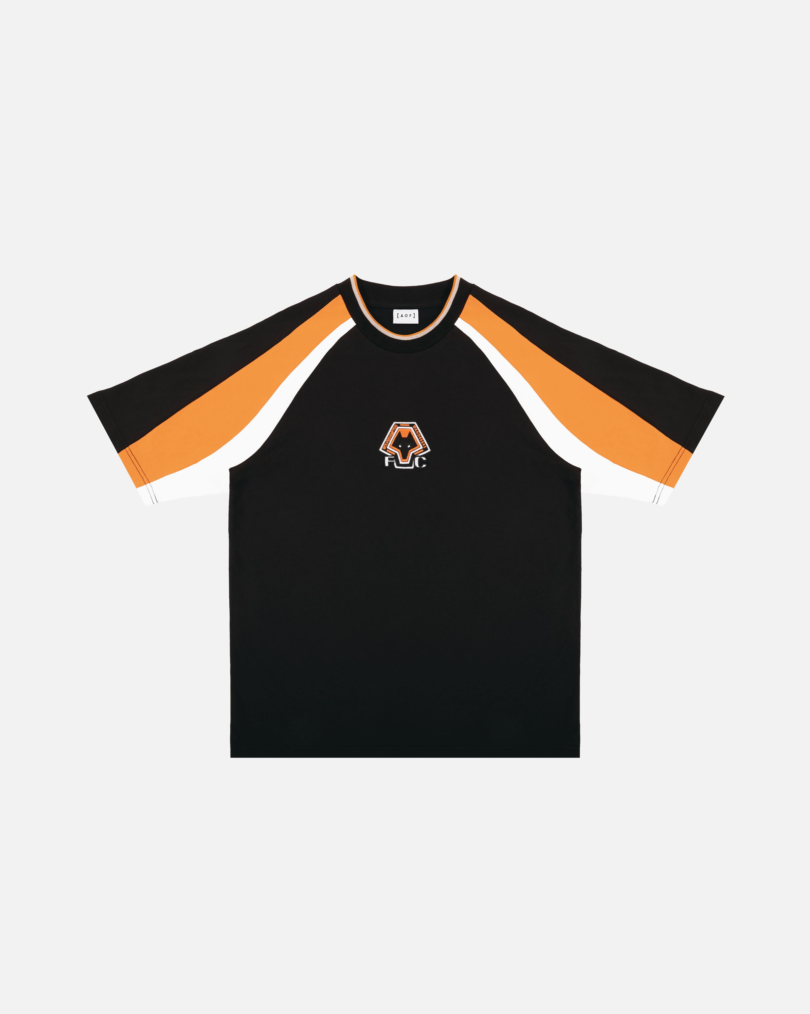 AOF Wolves 90s Heavyweight Panelled Tee T-shirt | Art of Football