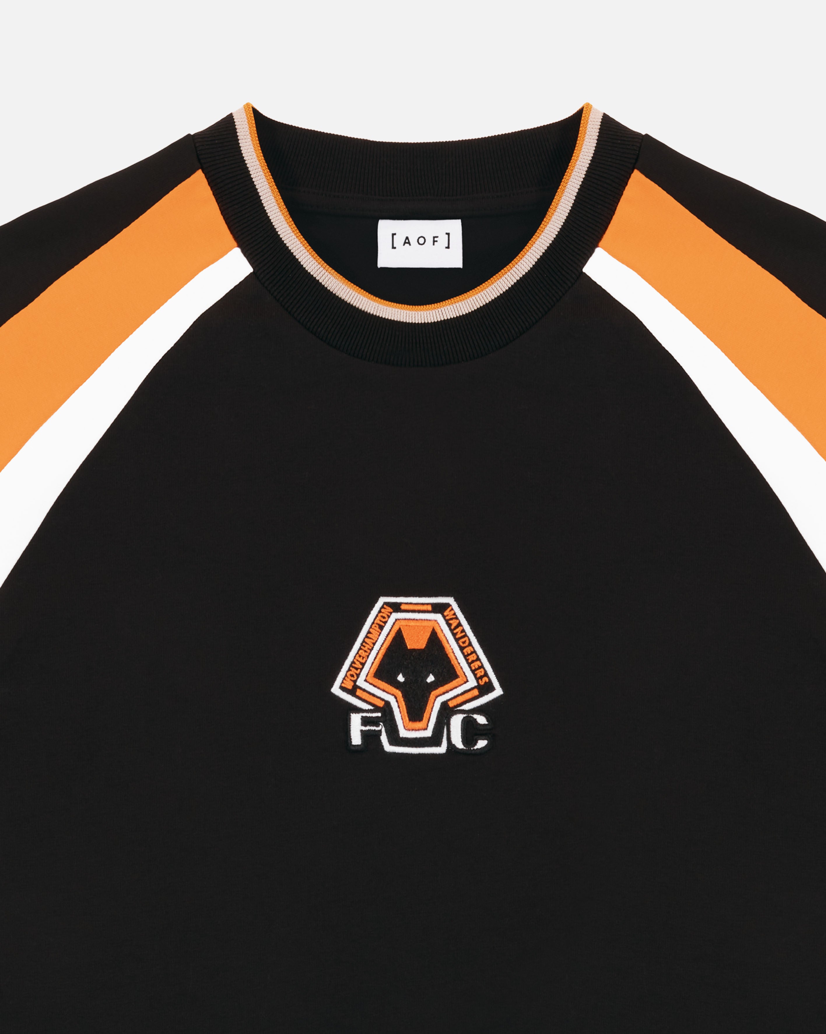 AOF Wolves 90s Heavyweight Panelled Tee T-shirt | Art of Football